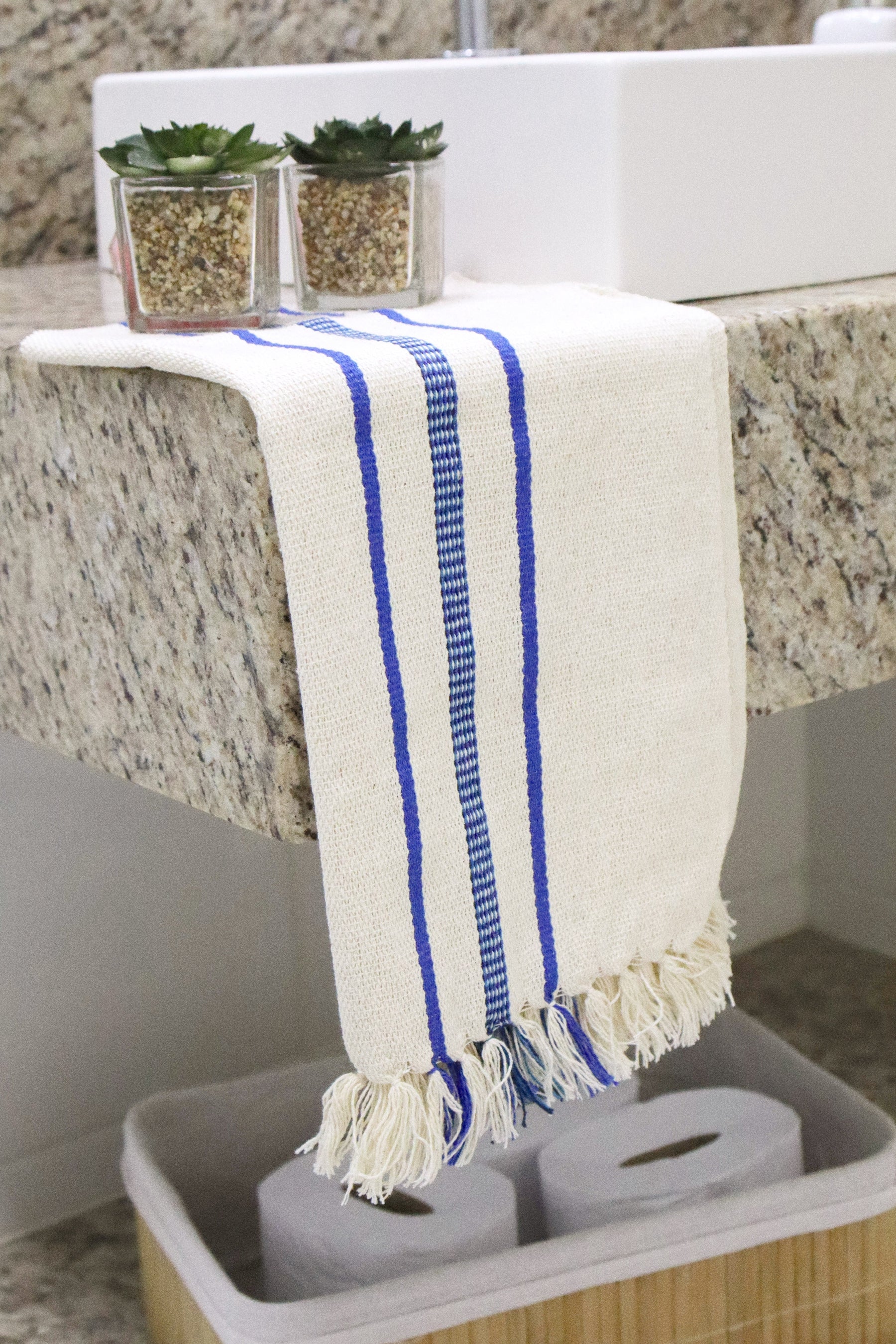 Kit 2 Peças de Lavabo Comum Azul