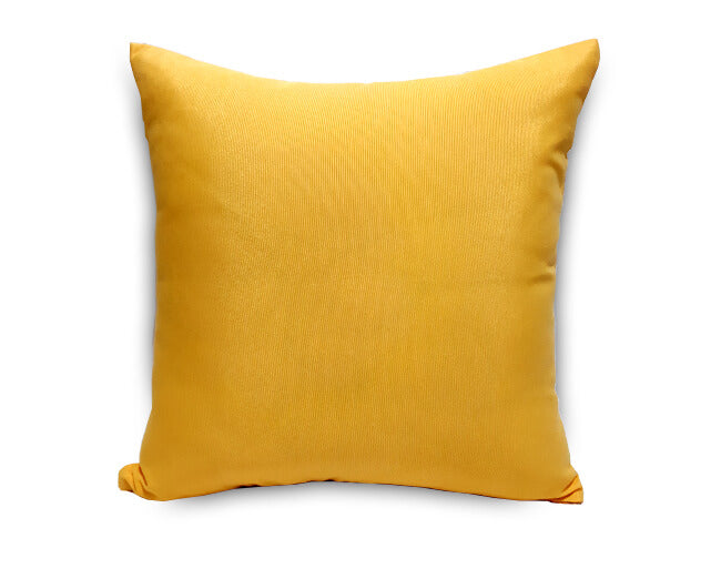 Capa de Almofada Oxford Lisa Amarela 45x45