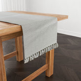 Caminho de Mesa Linha com Fio Lurex Branco 1,0m