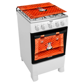 Kit Fogão E Forno Patchwork 4 Bocas