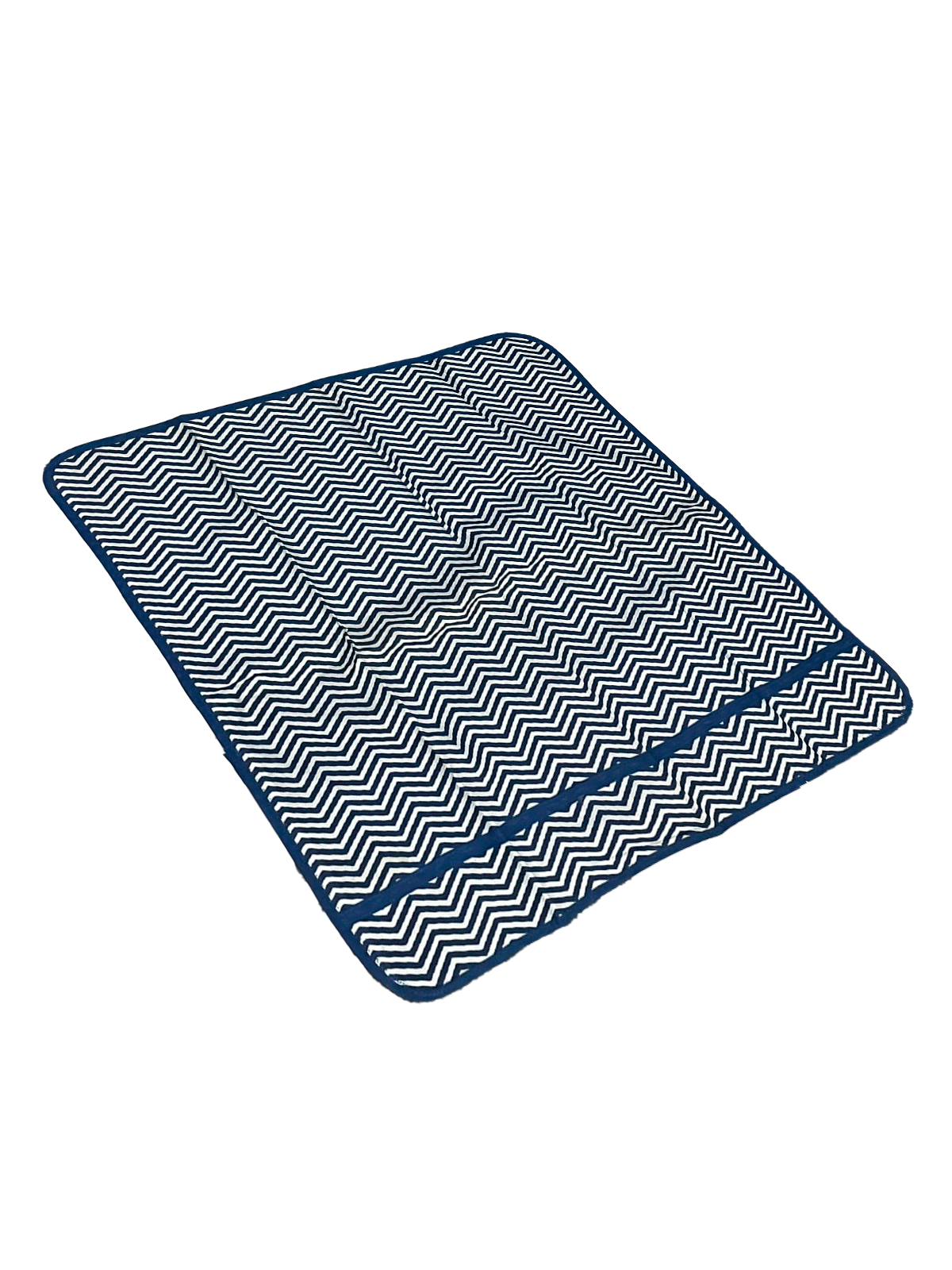 Capa para Vidro de Fogão 4 Bocas Chevron Azul