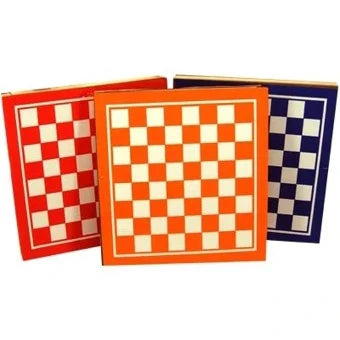 Brinquedo Jogo 2 em 1 Dama e Trilha - Único com Estojo Embutido