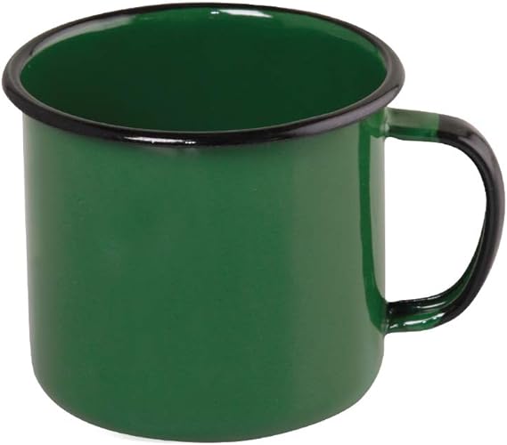 Caneca Esmaltada P Ágata MetalLouça Verde