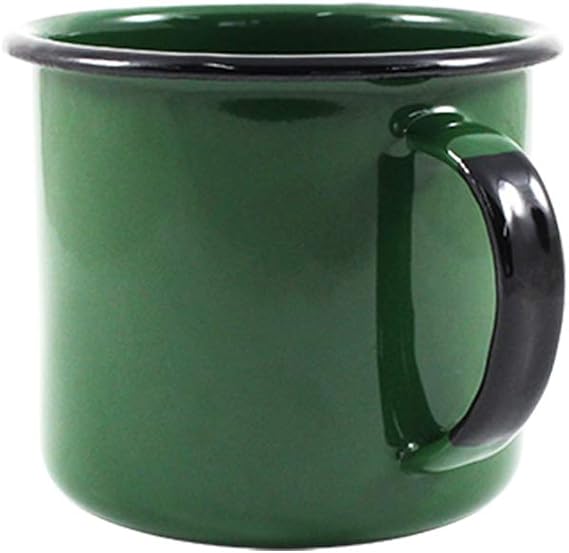 Caneca Esmaltada P Ágata MetalLouça Verde