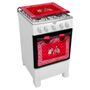 Kit Fogão E Forno Patchwork 4 Bocas