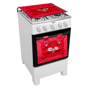 Kit Fogão E Forno Patchwork 4 Bocas