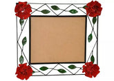 Moldura Para Espelho De Ferro Flor Rústica P
