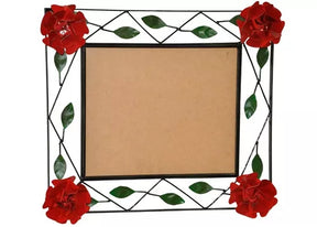 Moldura Para Espelho De Ferro Flor Rústica P