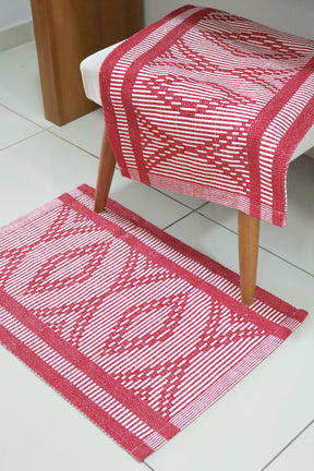 Tapete 46X67cm Egito Vermelho