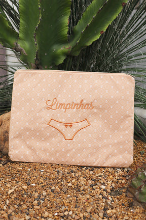 Necessaire Porta Calcinha Limpinha Sujinha G Âncoras