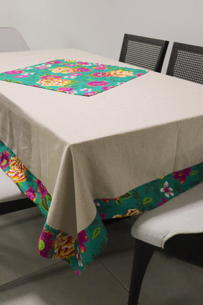 Toalha De Mesa Chita com Composê Tifanny e Café com Leite 1,5mx4,0m