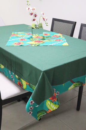 Toalha De Mesa Chita com Composê Verde 1,5mx2,5m