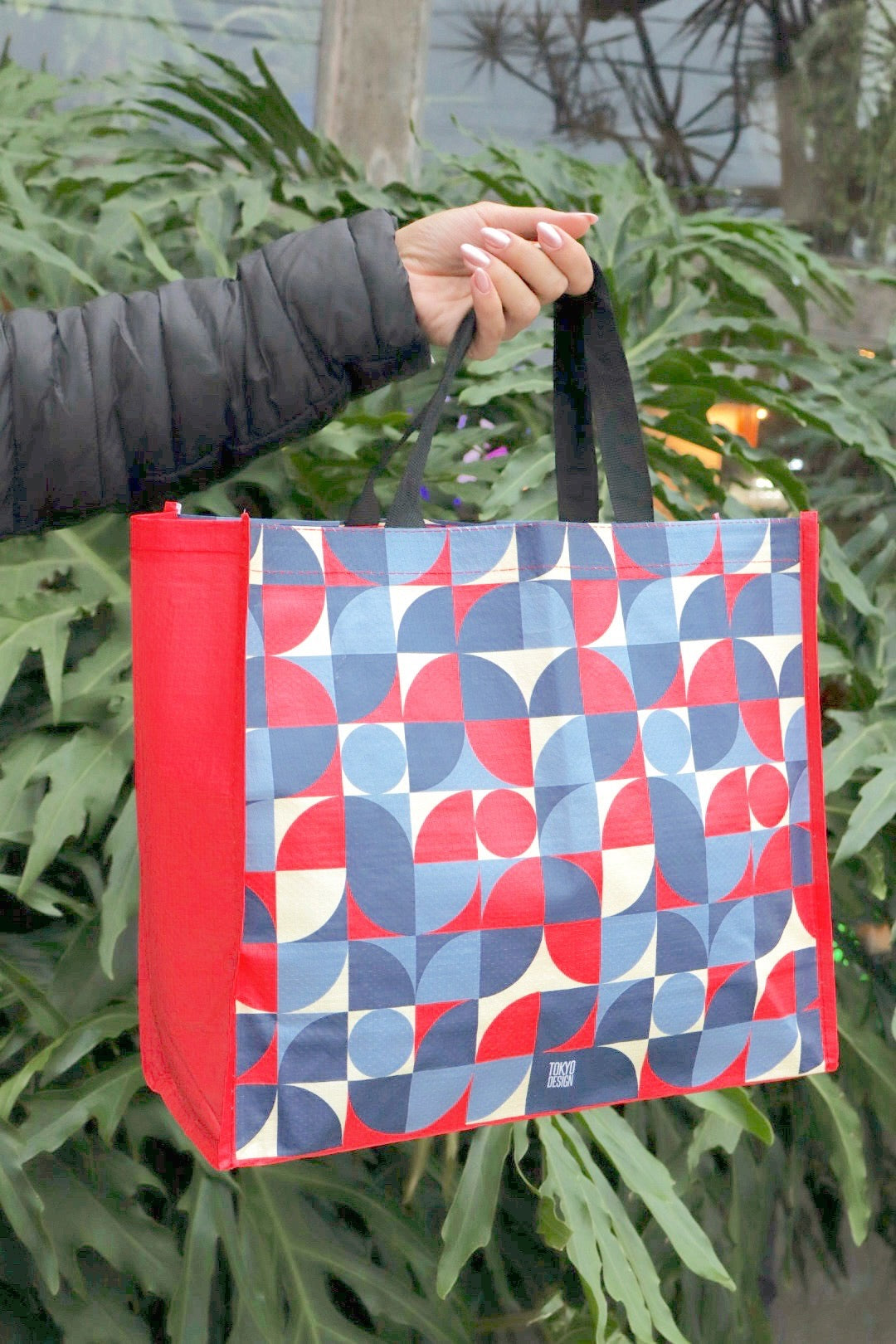 Sacola Reciclável Vermelha e Azul EcoBag