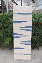 Passadeira Linha Bico Cru e Azul