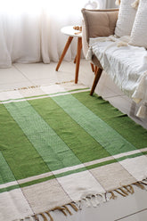 Tapete em Malha Moldura Verde 1,50x1,50m