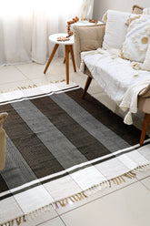 Tapete em Malha Moldura Preto 1,50x1,50m