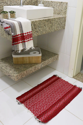 Kit 2 Peças de Lavabo Coroa Vermelho