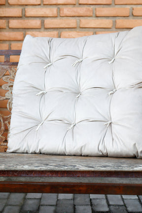 Almofada Futon 55x55cm Suede Cru