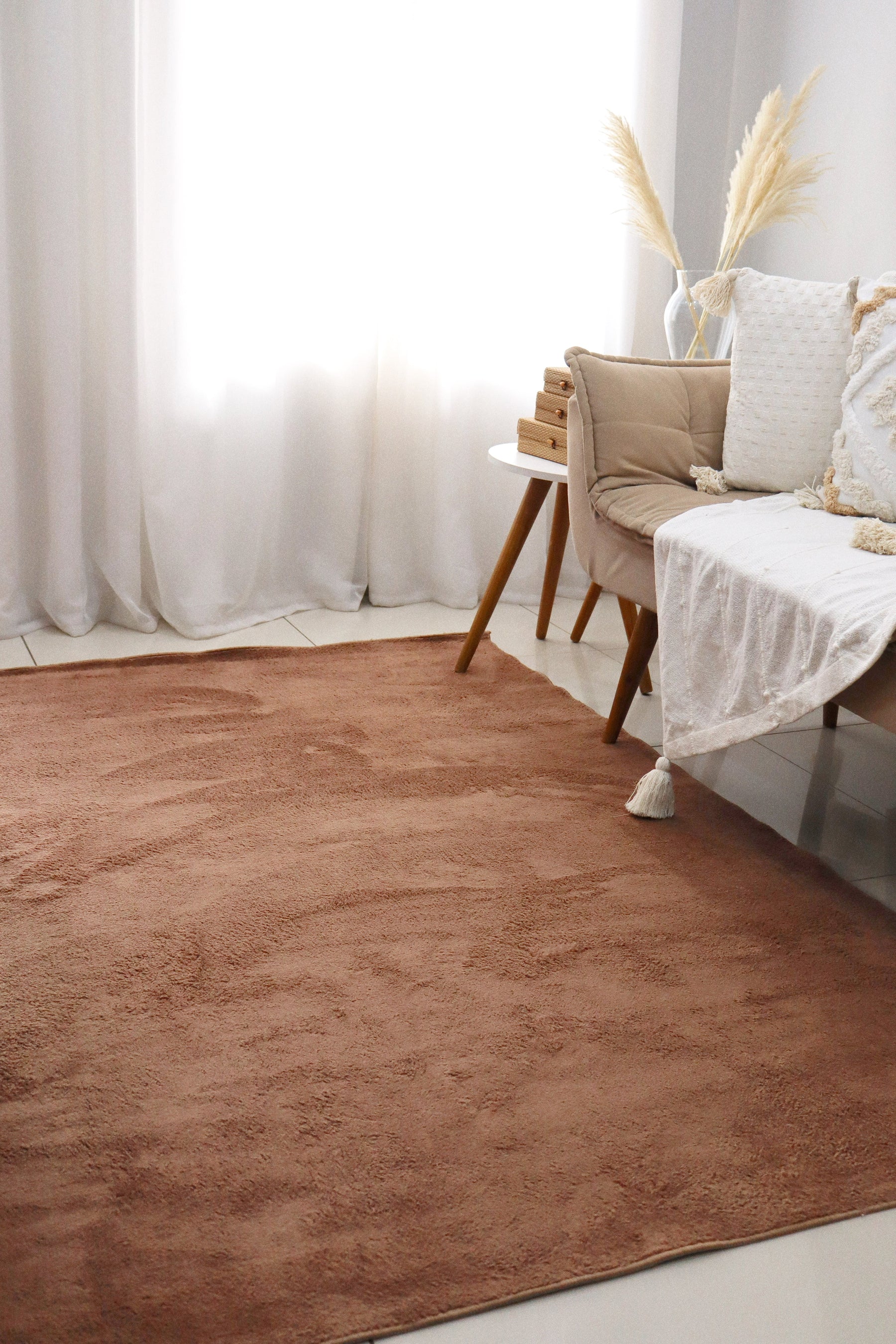 Tapete Vip Liso Marrom 1,40X2,00m