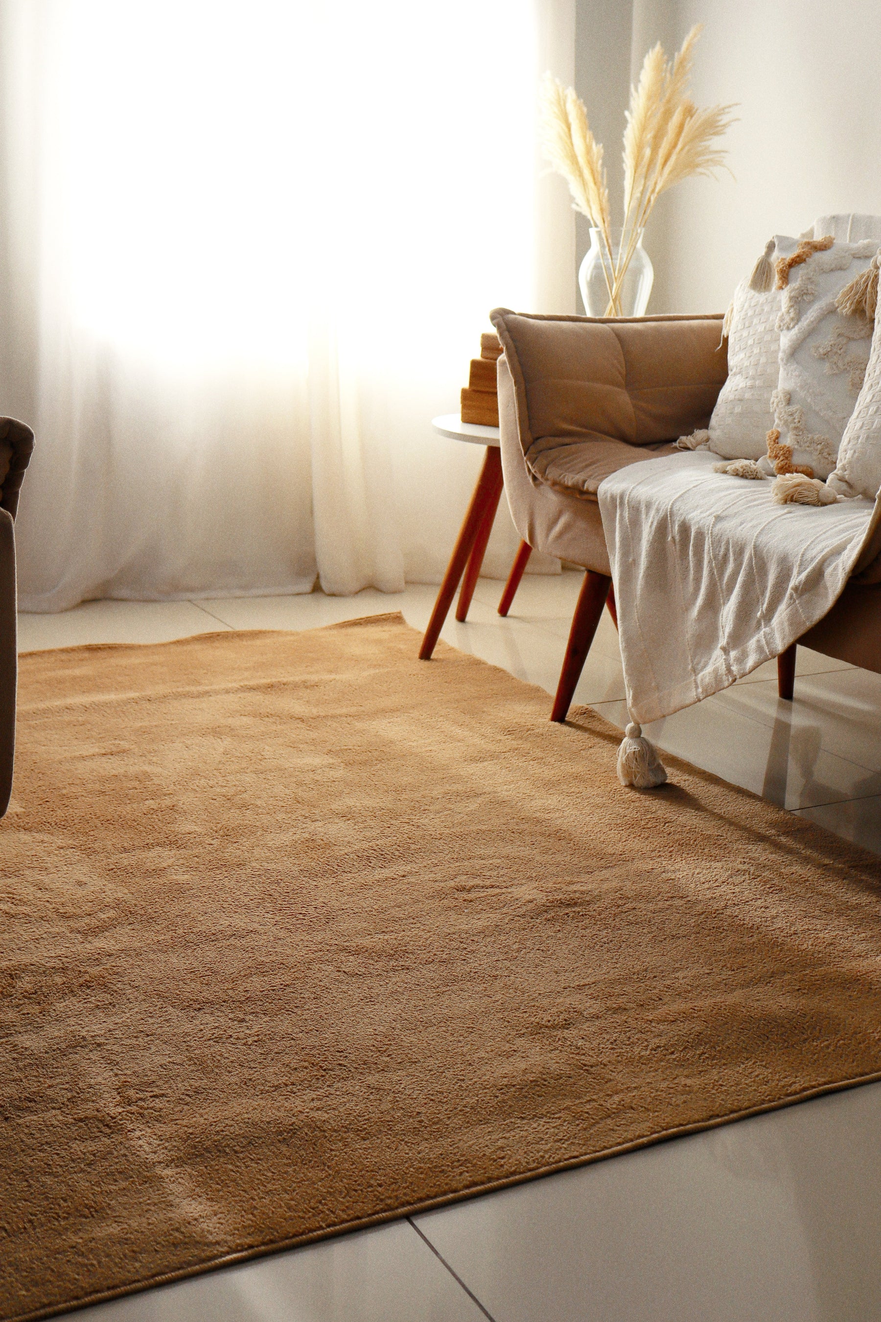 Tapete Vip Liso Bege 1,40X2,00m