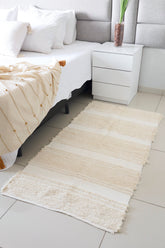 Tapete Médio Chic Felpudo Cru 0,80x1,40m