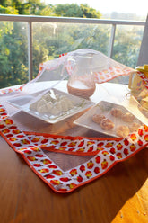 Tule Cobre Alimentos 72x72cm Caju