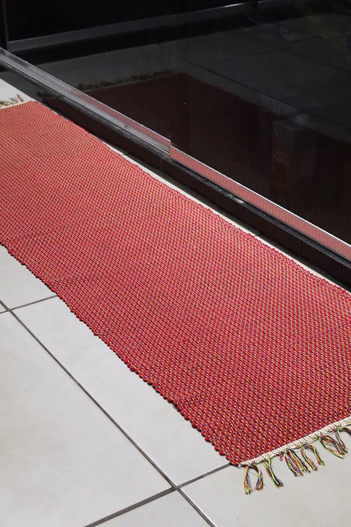 Passadeira em Malha Vermelha 2,0m