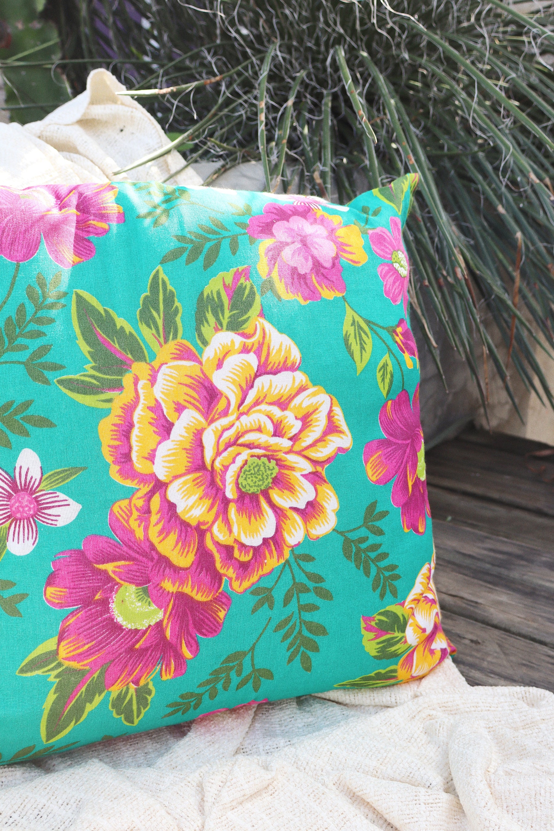 Capa de Almofada Chita Tifanny 65x65