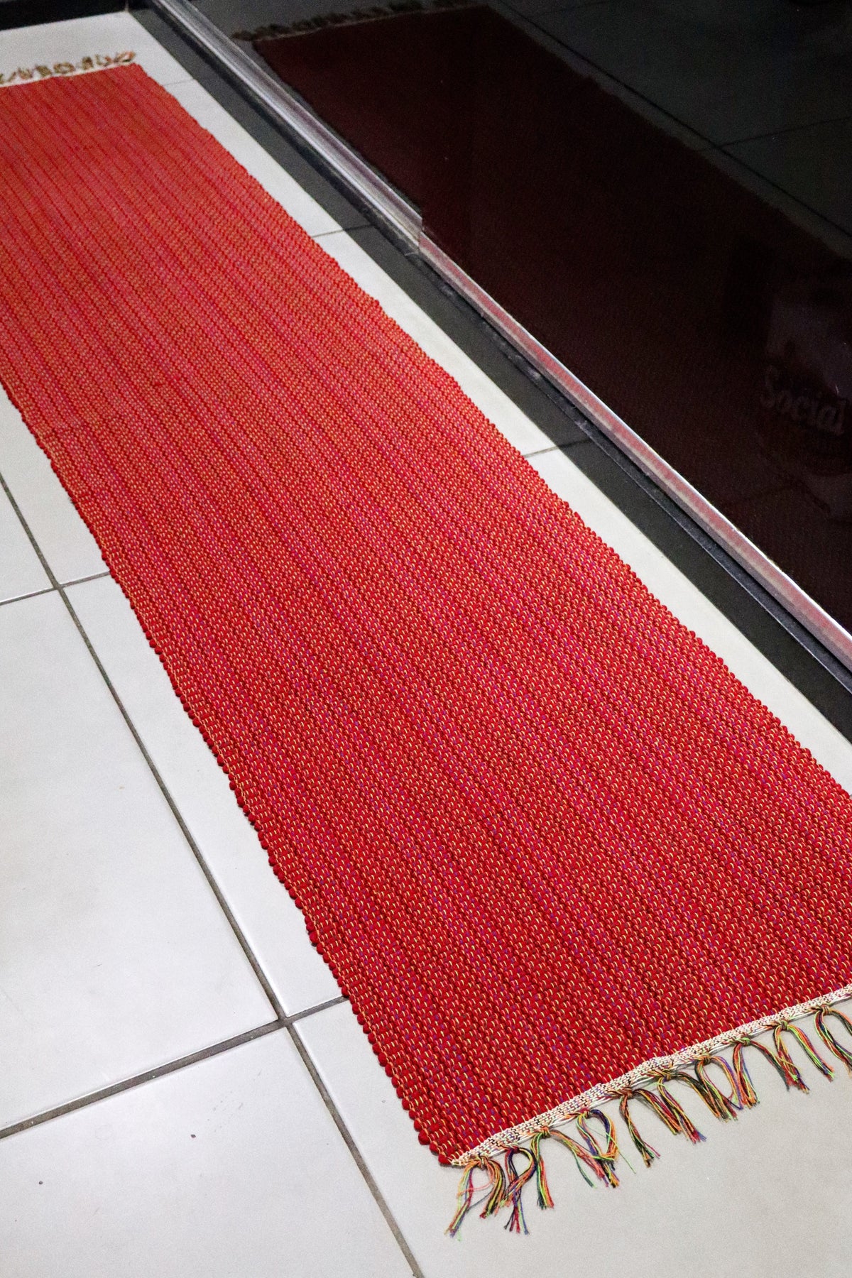 Passadeira em Malha Vermelha 3,0m