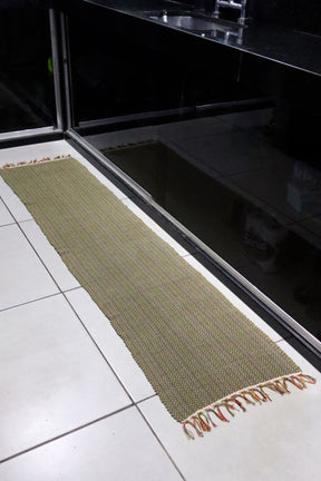 Passadeira em Malha Verde Musgo 2,5m
