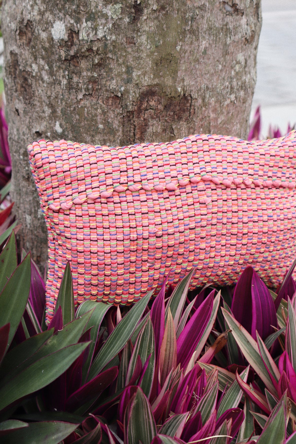 Bolsa Necessaire Malha Tear Rosa