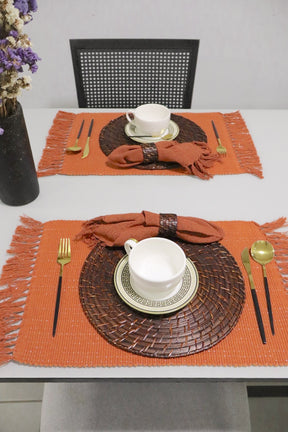 Sousplat Fibra Rattan 32cm
