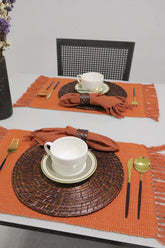 Sousplat Fibra Rattan 32cm