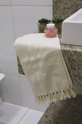 Toalhinha Lavabo Linha Cru Lisa