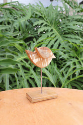 Enfeite Decoração Madeira Pássaro