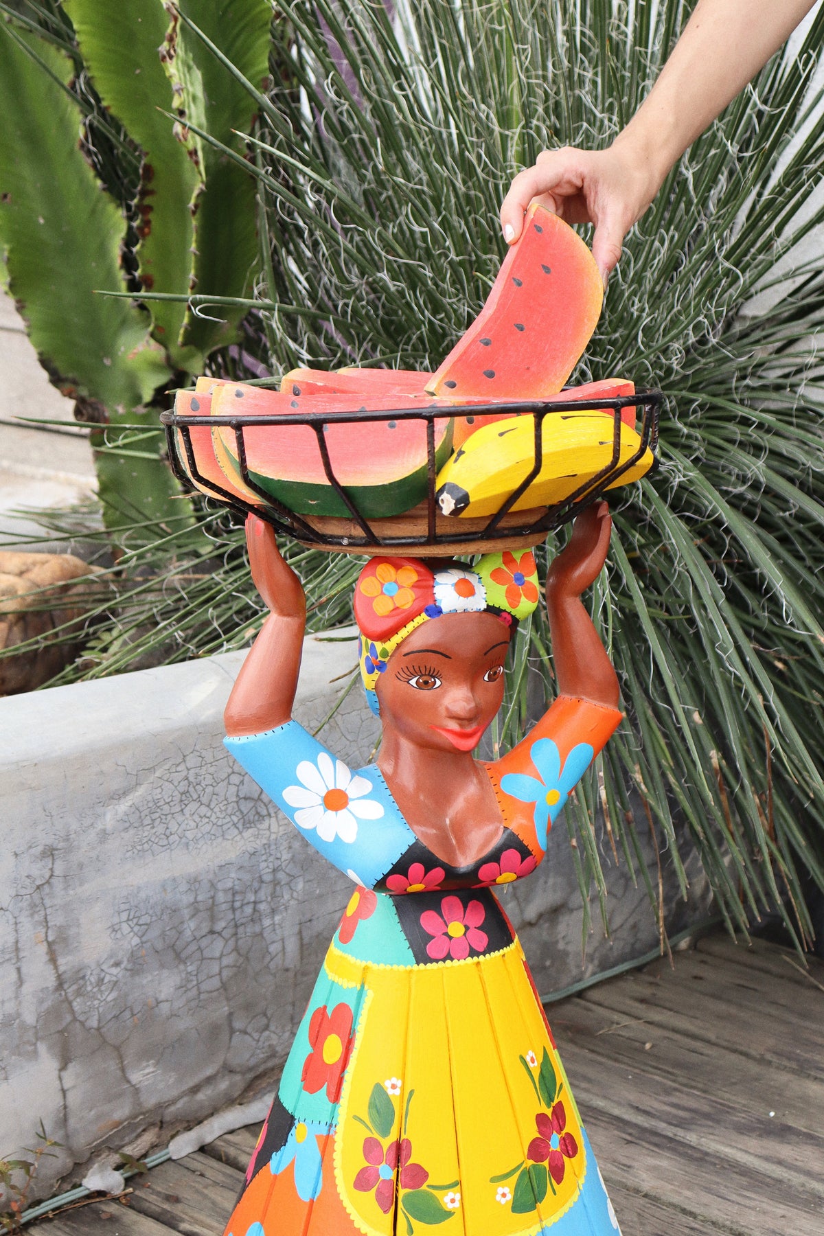 Fruteira Baiana Boneca Amarela