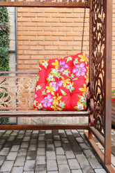 Almofada Futon Chita Vermelho 55x55cm