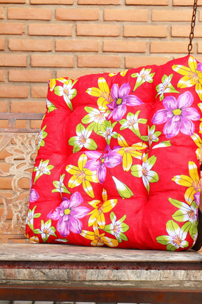 Almofada Futon Chita Vermelho 55x55cm