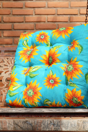 Almofada Futon Chita Azul Claro 55x55cm