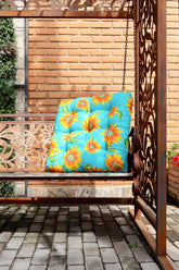Almofada Futon Chita Azul Claro 55x55cm