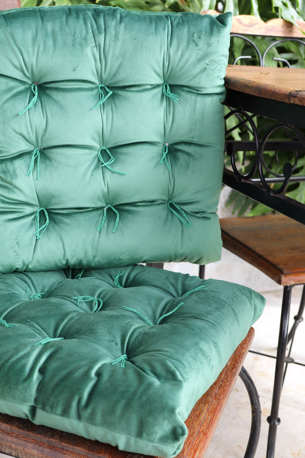 Almofada para Cadeira Futon Verde Musgo