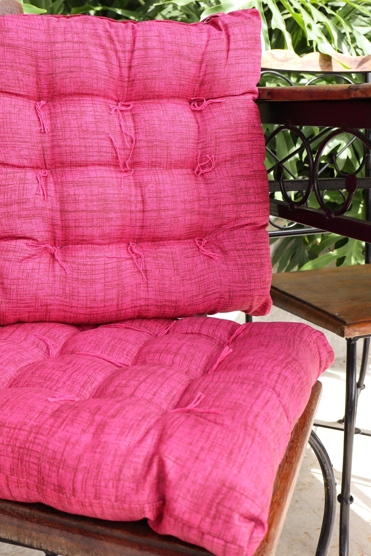 Almofada para Cadeira Futon Rosa Pink