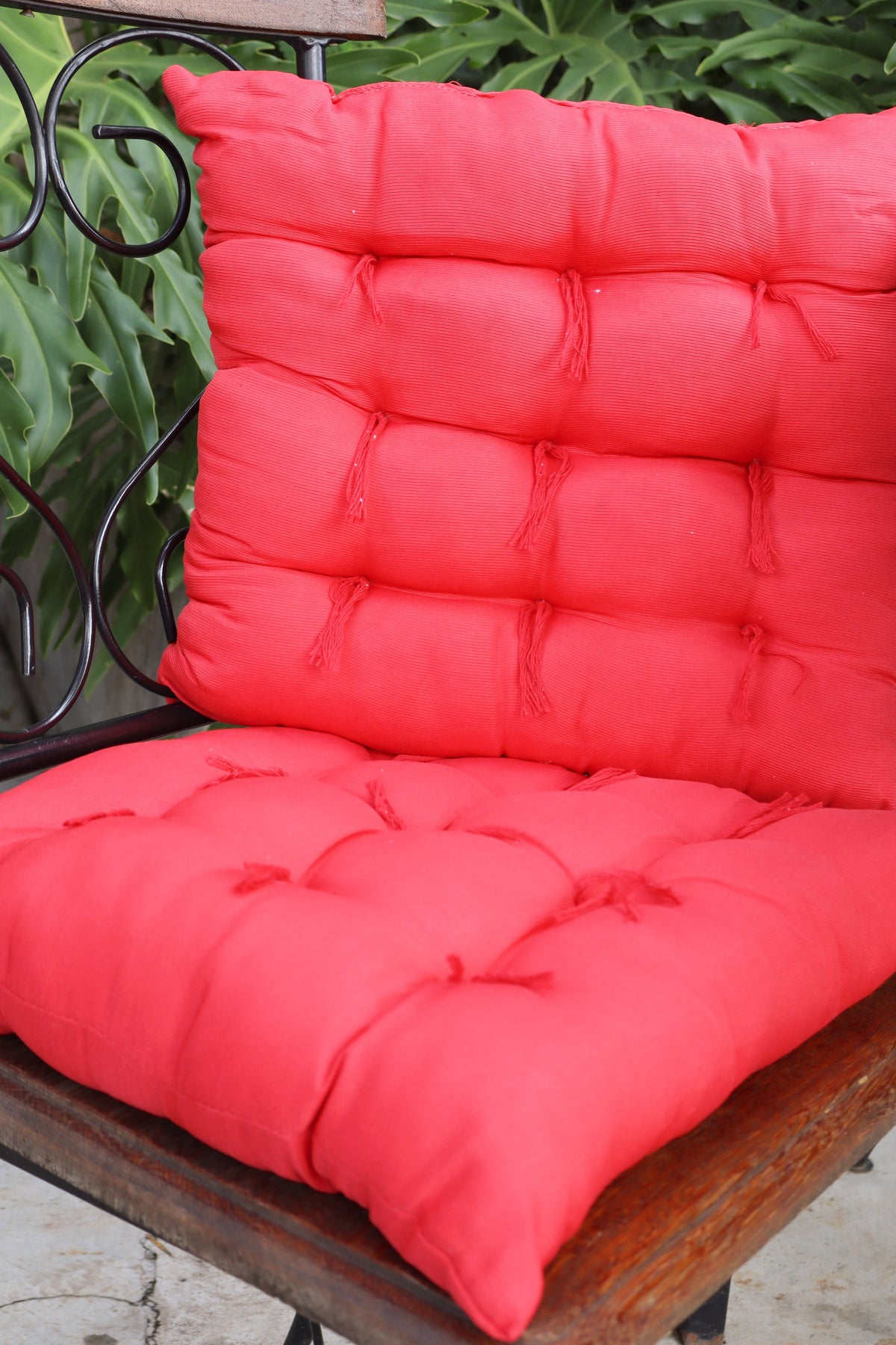Almofada para Cadeira Futon Vermelha