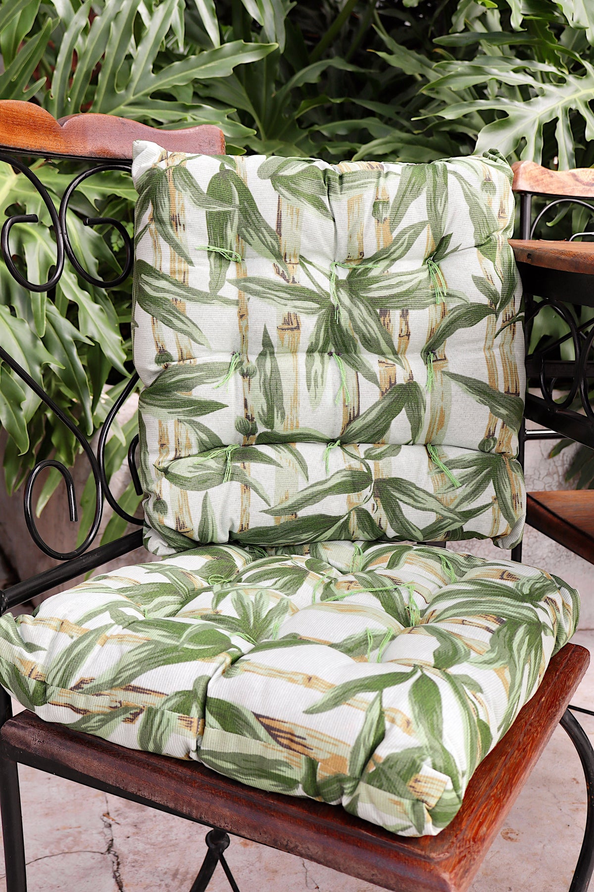 Almofada para Cadeira Futon Gorgurinho Estampado Bambu