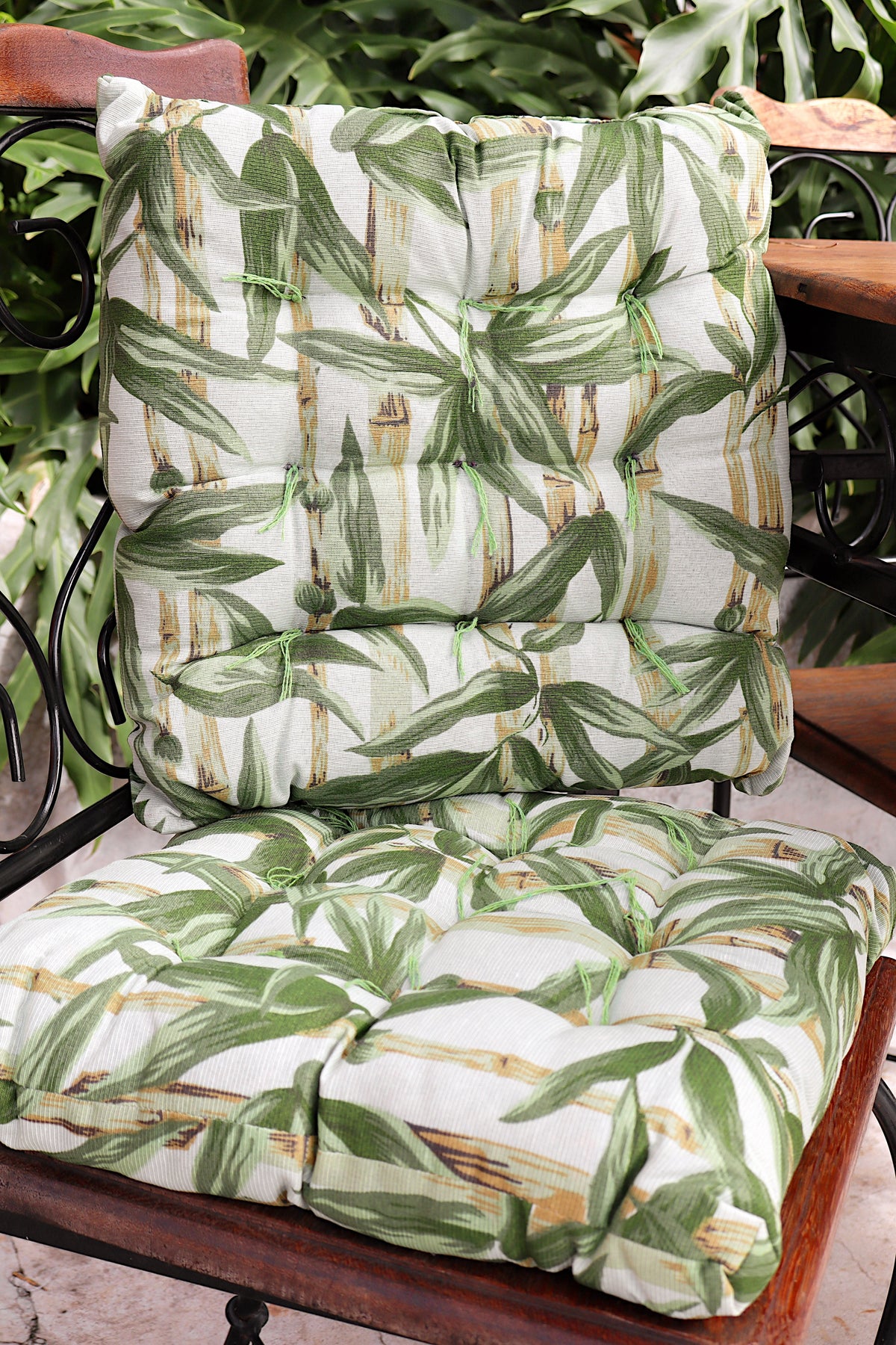 Almofada para Cadeira Futon Gorgurinho Estampado Bambu