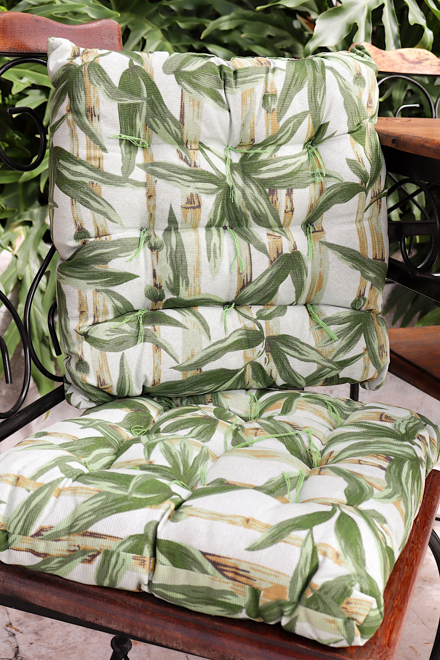 Almofada para Cadeira Futon Gorgurinho Estampado Bambu