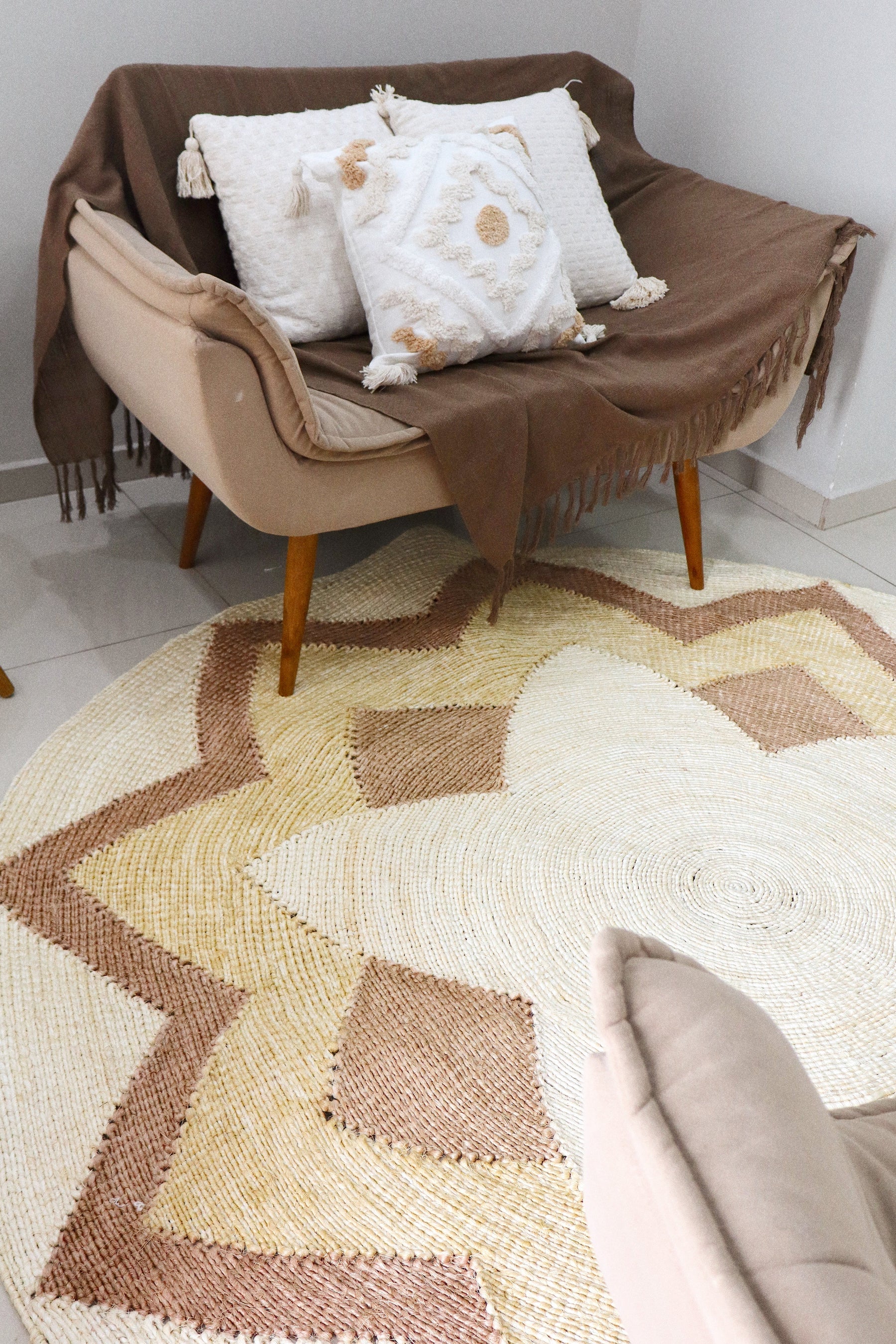 Tapete Sisal Redondo 2,0m