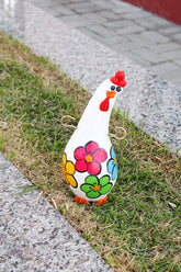 Galinha Porta Caneca em Cabaça Branca