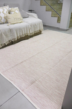 Tapete em Linha Mesclado Bege e Cru 2,00x2,50m