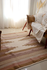 Tapete de Bico Cru Linha Nude 1,50x1,50m